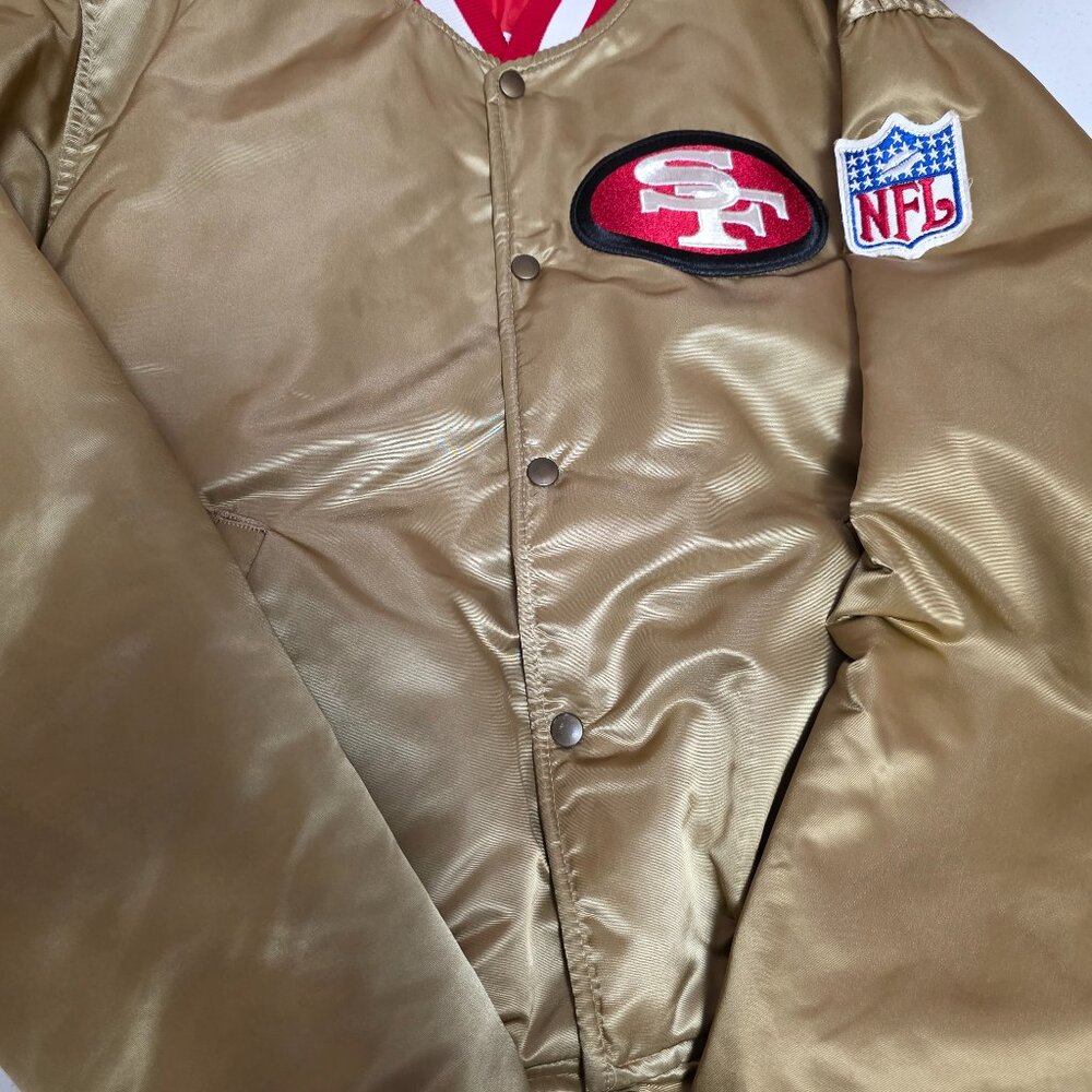San Francisco 49ers NFL Starter vintage satin bomber jacket